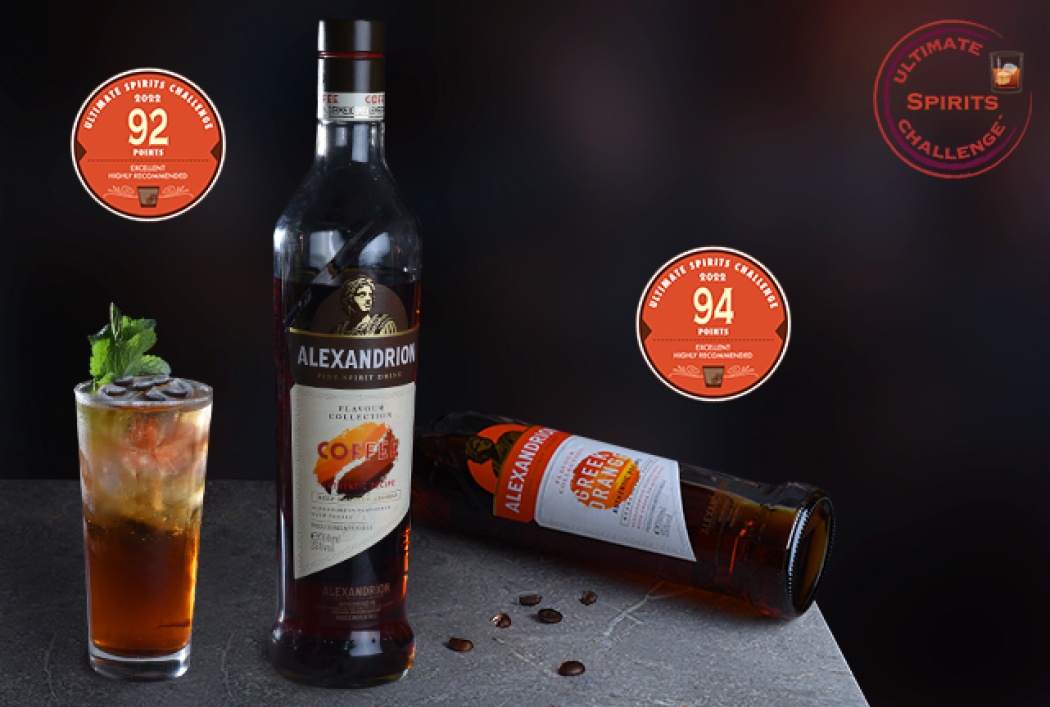 Alexandrion Flavours Collection was distinguished at the Ultimate Spirits Challenge 2022